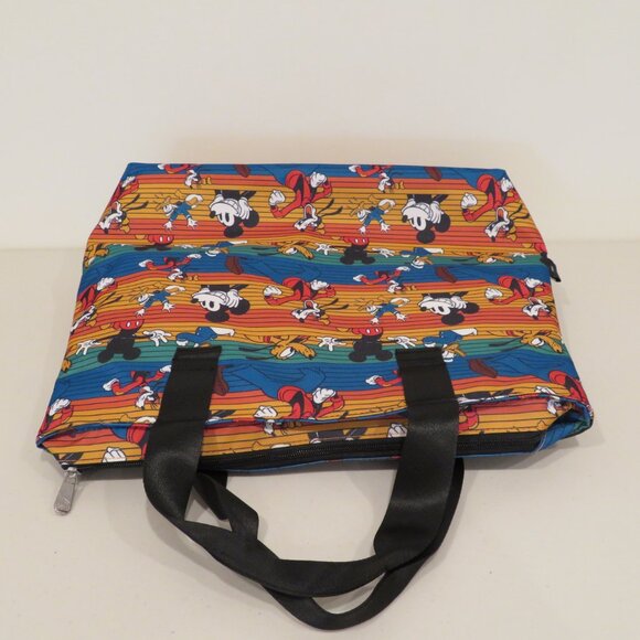 Cooler Bag Large Soft Insulated Tote Mickey Mouse Donald Duck Pluto Picnic Time - Picture 9 of 12